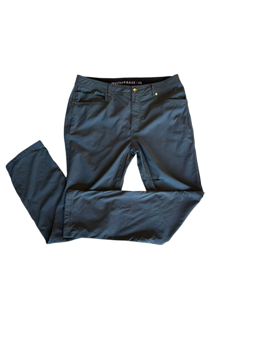 Western Rise Evolution Pants Gray Performance Travel 33